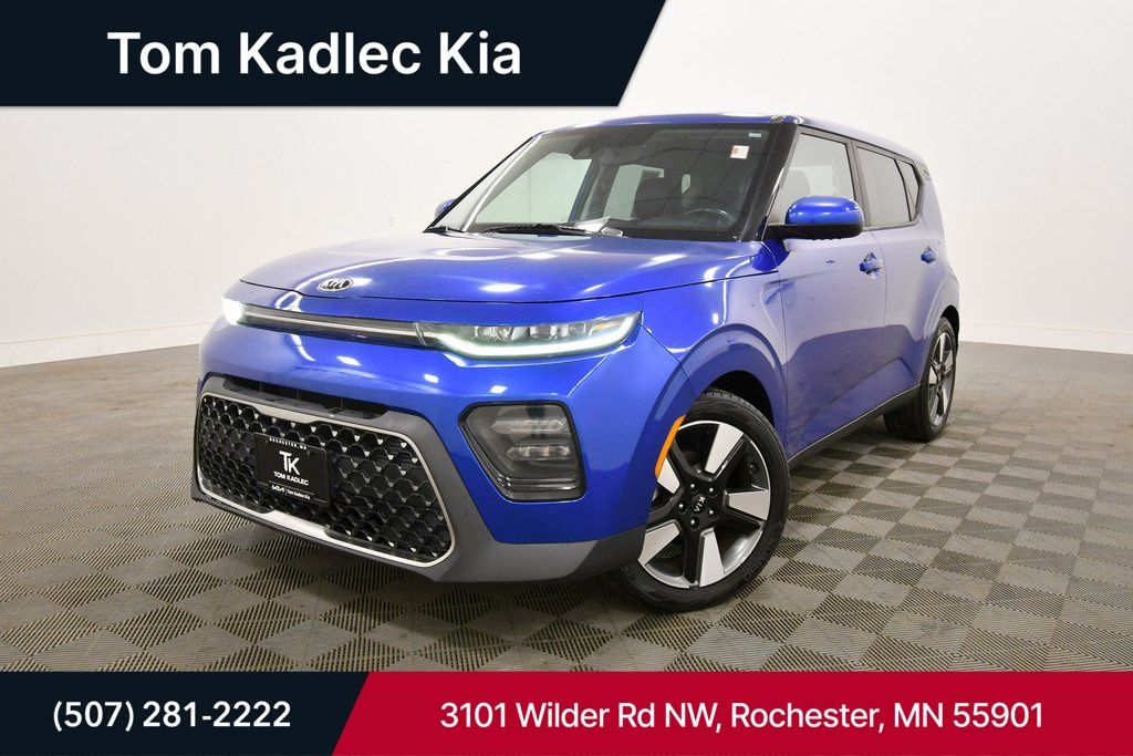 Neptune Blue 2020 Kia Soul EX FWD SUV / Crossover Front-Wheel Drive Continuously Variable Transmission
