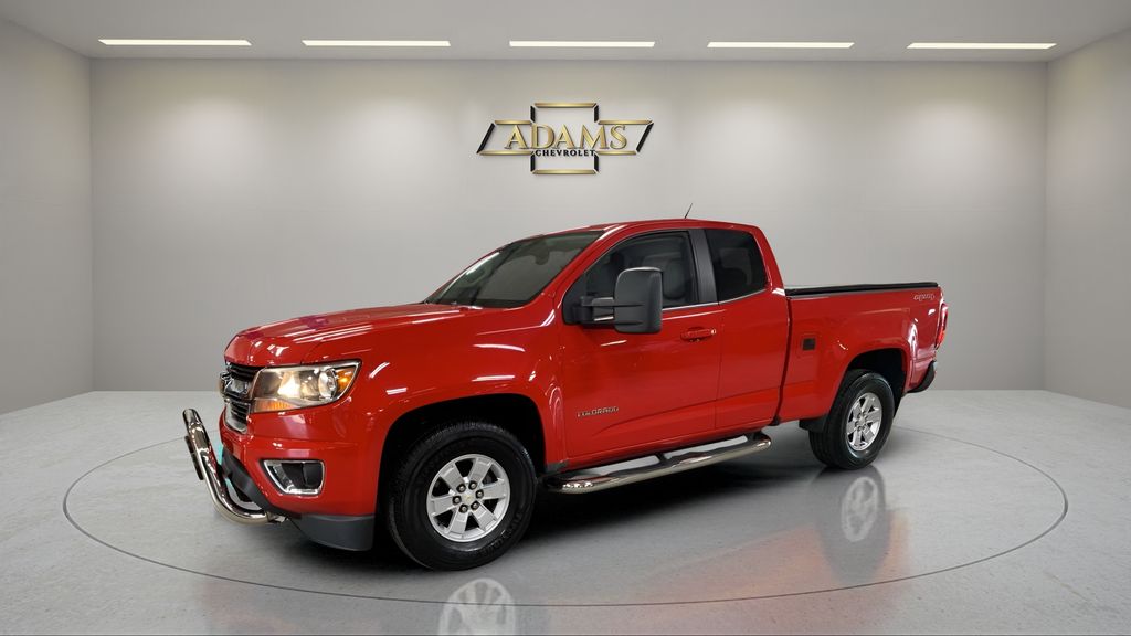 Red Hot 2016 Chevrolet Colorado Work Truck Extended Cab LB 4WD Pickup Truck Four-Wheel Drive 6-Speed Automatic