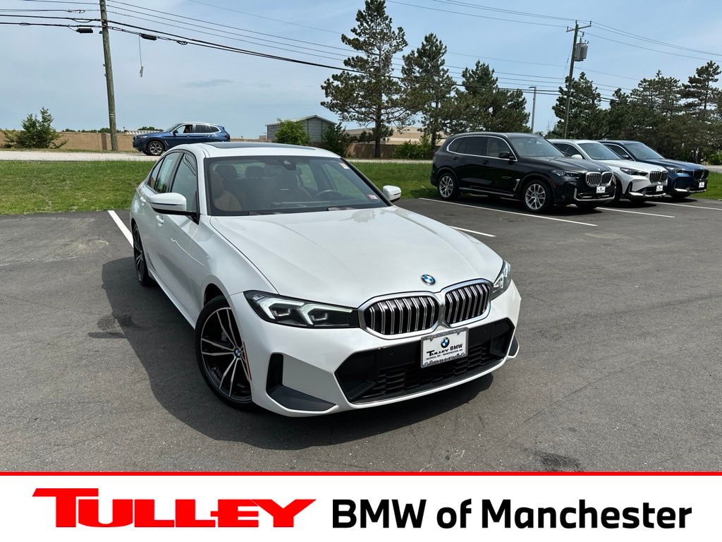 Mineral White Metallic 2024 BMW 3 Series 330i xDrive AWD Sedan All-Wheel Drive 8-Speed Automatic