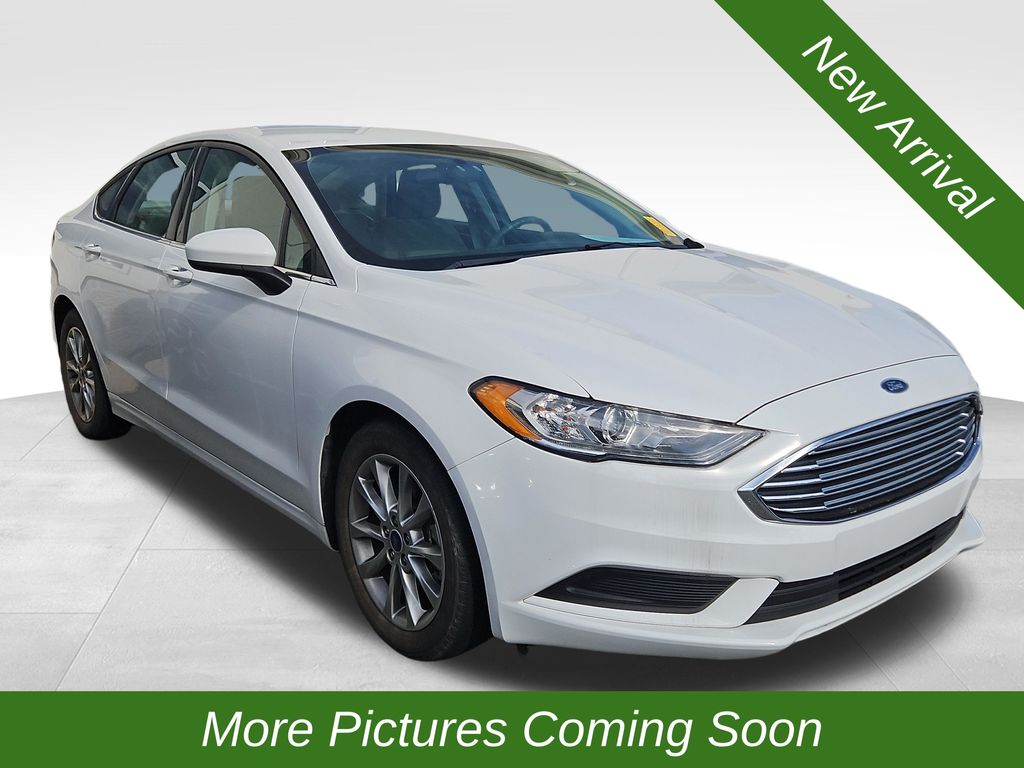 Oxford White 2017 Ford Fusion Sedan Front-Wheel Drive 6-Speed Automatic