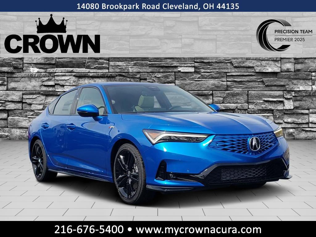 Blue 2026 Acura Integra FWD with Technology and A-SPEC Package Sedan Front-Wheel Drive Continuously Variable Transmission