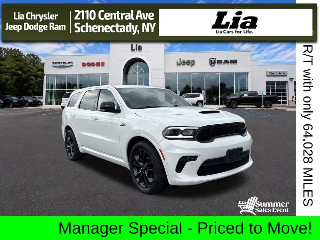 White Knuckle Clearcoat 2021 Dodge Durango SUV / Crossover All-Wheel Drive 8-Speed Automatic