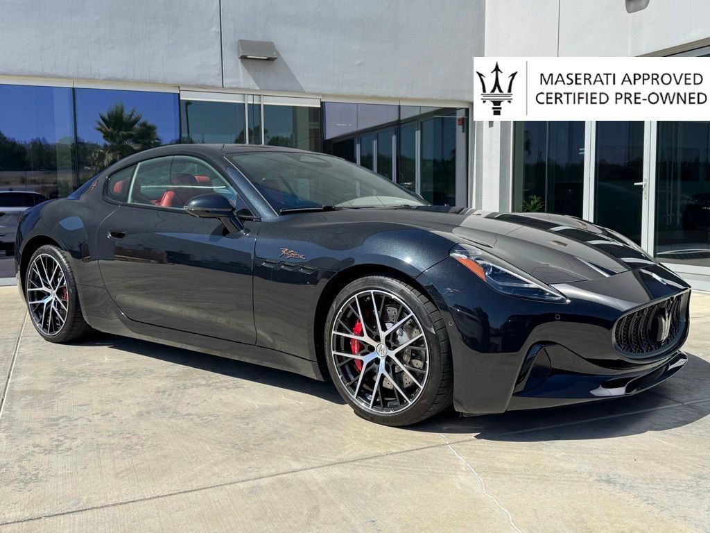 Nero Noctis Black 2025 Maserati GranTurismo Coupe All-Wheel Drive 1-Speed Automatic