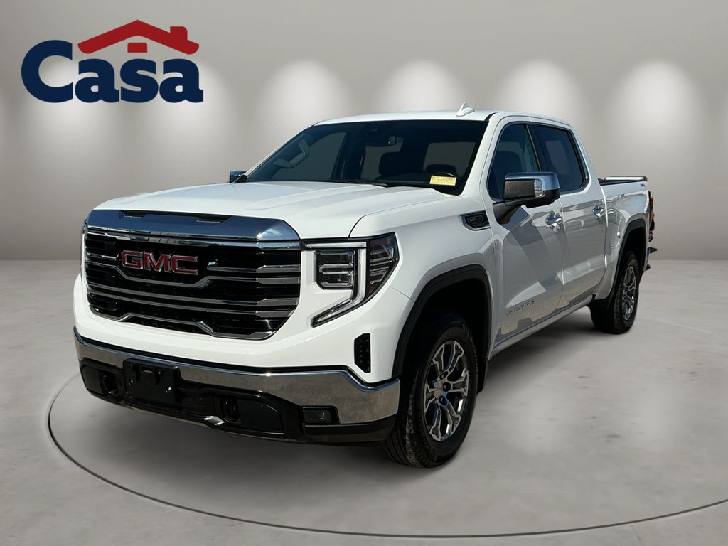 Summit White 2025 GMC Sierra 1500 Pickup Truck Four-Wheel Drive Automatic