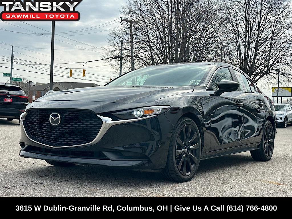 Jet Black Mica 2025 Mazda MAZDA3 2.5 S Select Sport FWD Sedan Front-Wheel Drive 6-Speed Automatic