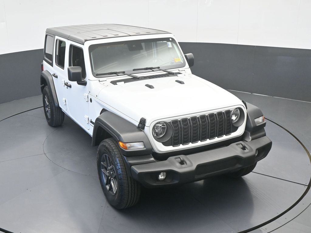 Used 2024 Bright White Clearcoat Jeep Sport S image 47