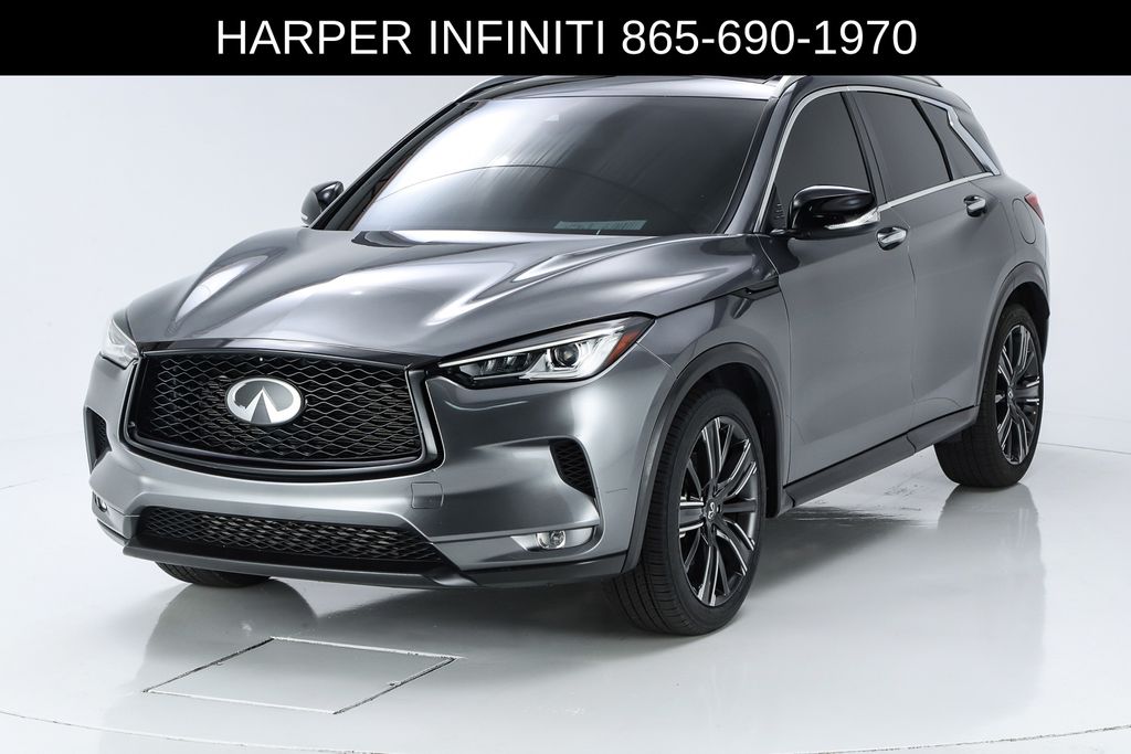 Gray (Graphite Shadow) 2022 INFINITI QX50 SUV / Crossover Front-Wheel Drive Continuously Variable Transmission