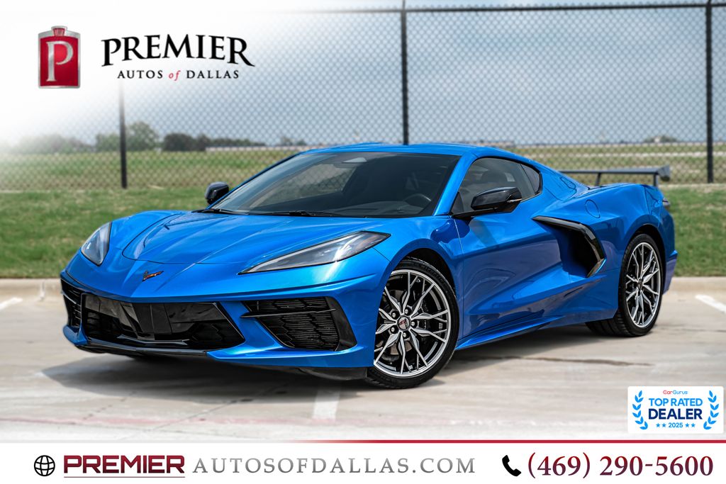 Riptide Blue Metallic 2025 Chevrolet Corvette Stingray 1LT Coupe RWD Coupe Rear-Wheel Drive 8-Speed Dual Clutch