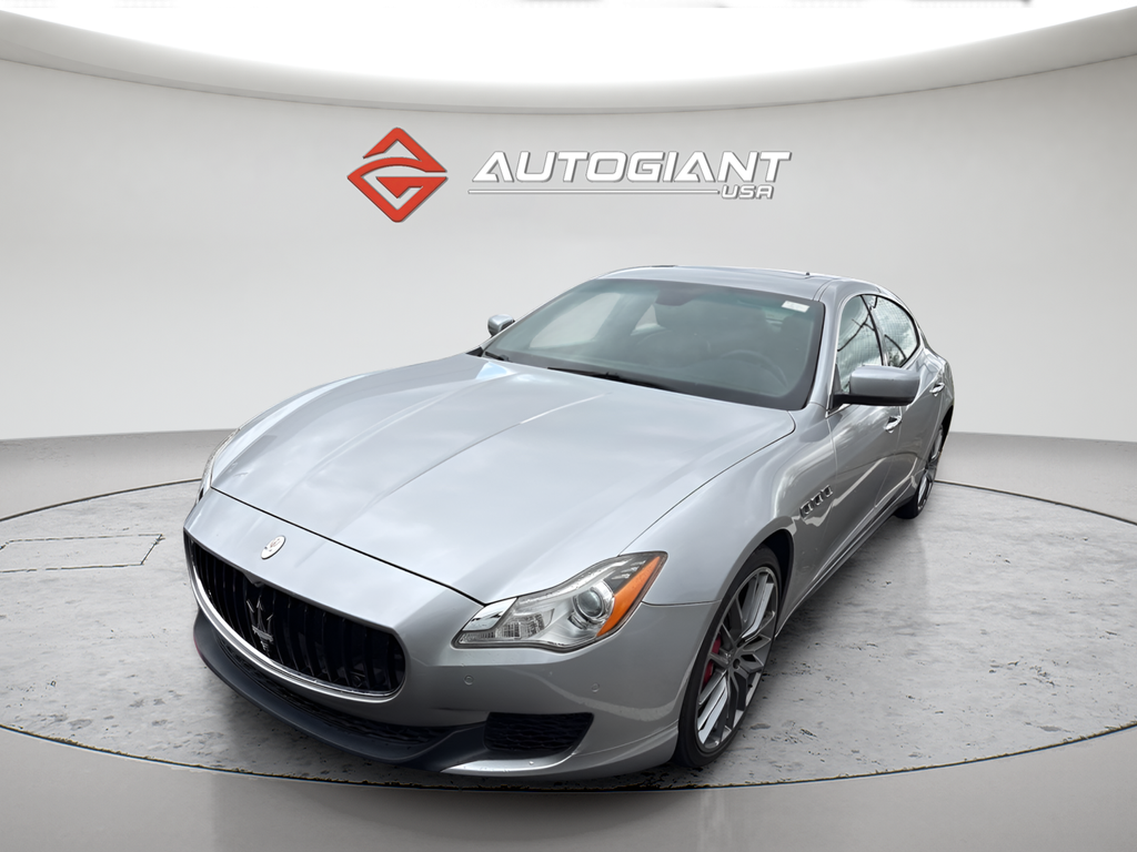 Silver 2014 Maserati Quattroporte Sedan Rear-Wheel Drive 8-Speed Automatic