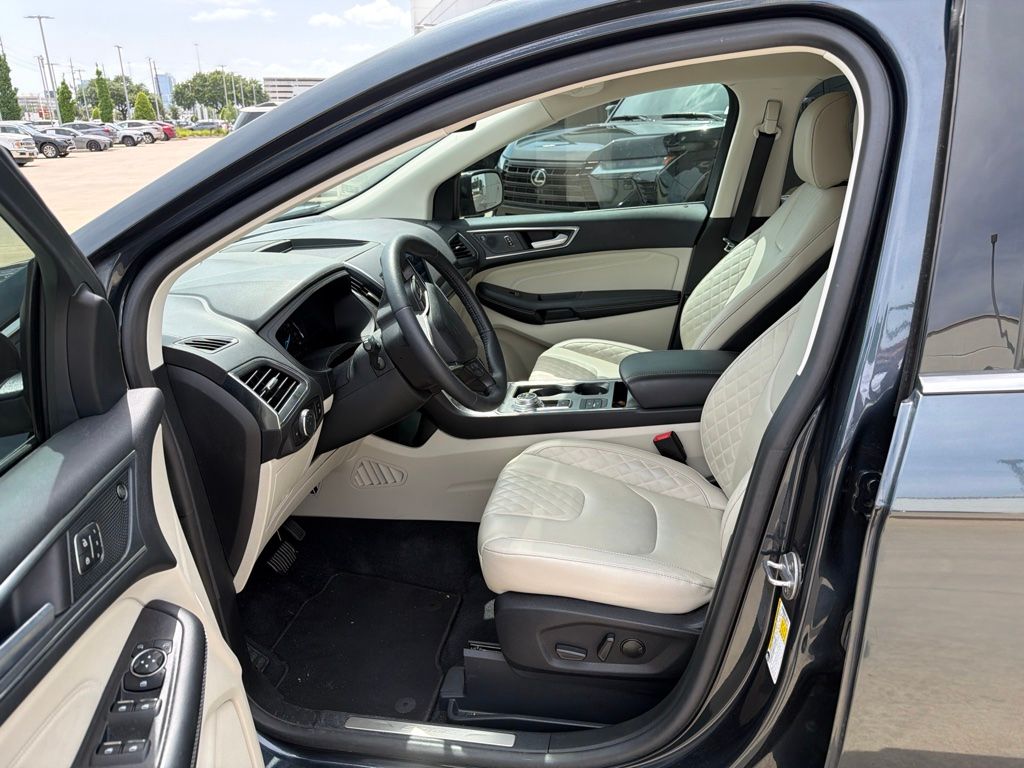 2024 Ford Edge Titanium Blue at North Houston Mitsubishi