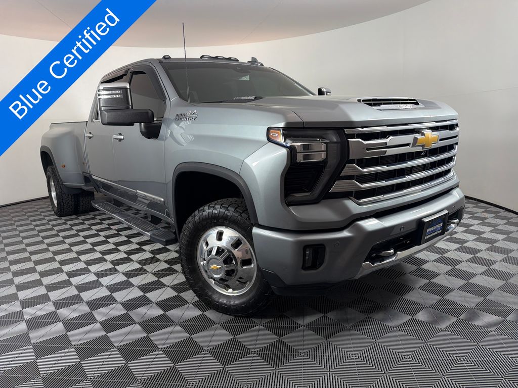 Sterling Gray Metallic 2024 Chevrolet Silverado 3500HD Pickup Truck Four-Wheel Drive Automatic