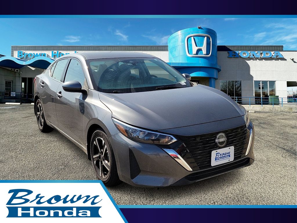 Gray (Gun Metallic) 2025 Nissan Sentra Sedan Front-Wheel Drive Continuously Variable Transmission