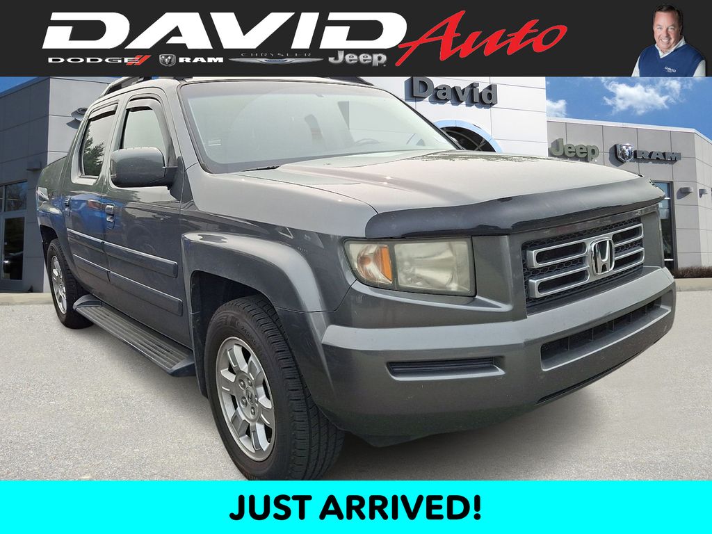 Gray 2008 Honda Ridgeline Pickup Truck Four-Wheel Drive 5-Speed Automatic