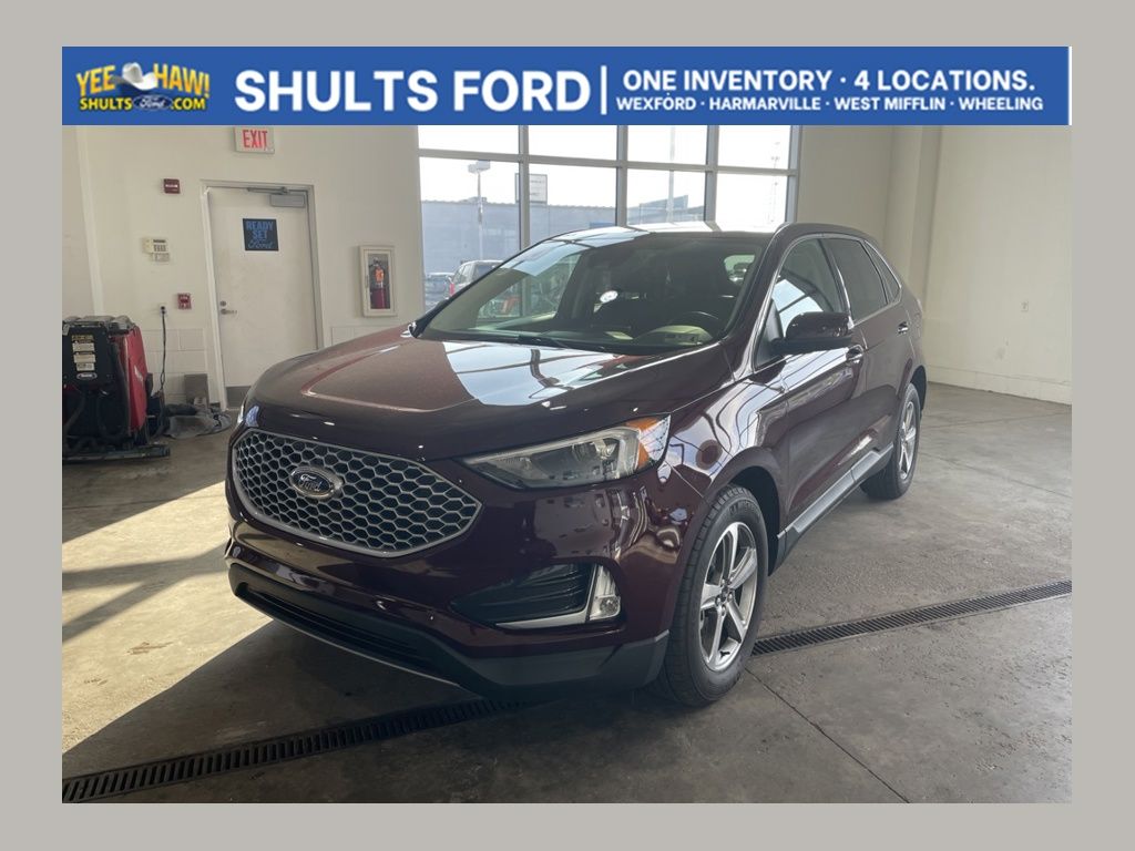 Red (Burgundy) 2024 Ford Edge SEL AWD SUV / Crossover All-Wheel Drive 8-Speed Automatic