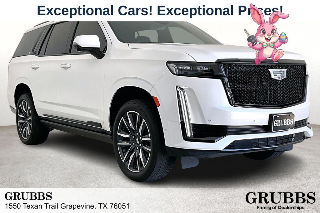 Crystal White Tricoat 2022 Cadillac Escalade Sport 4WD SUV / Crossover Four-Wheel Drive Automatic