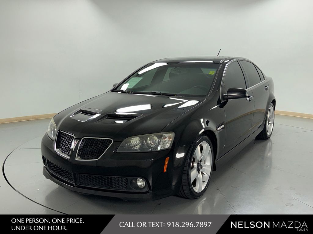 Panther Black Metallic 2009 Pontiac G8 Sedan Rear-Wheel Drive 6-Speed Automatic