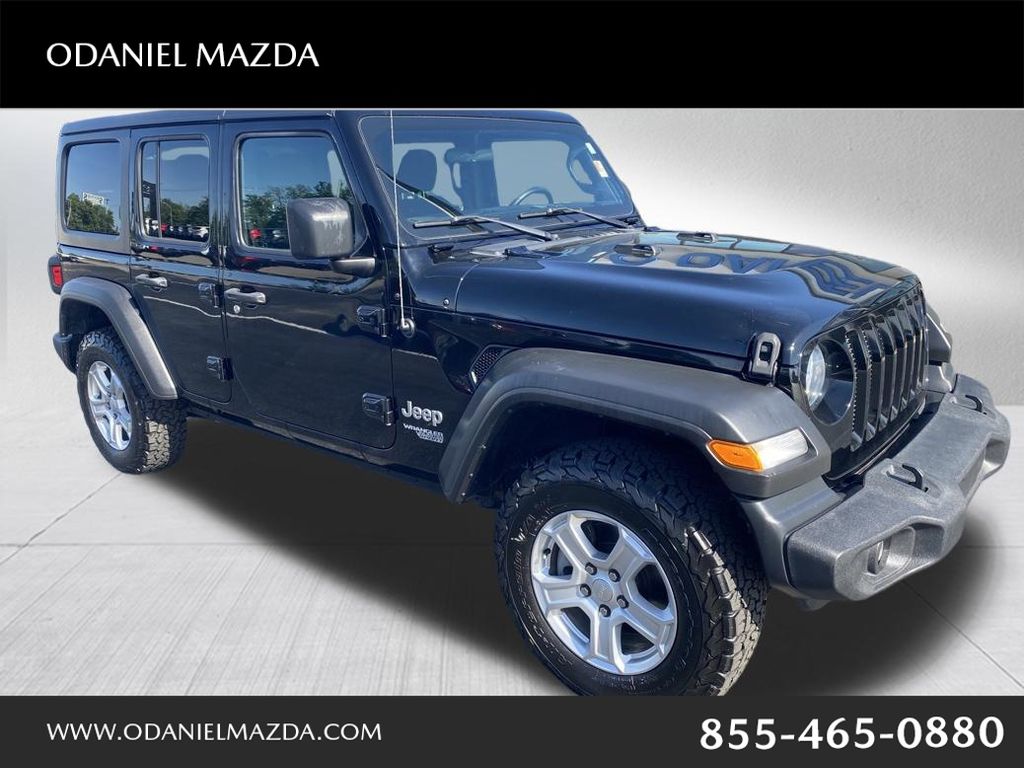 Black Clearcoat 2019 Jeep Wrangler SUV / Crossover Four-Wheel Drive 8-Speed Automatic