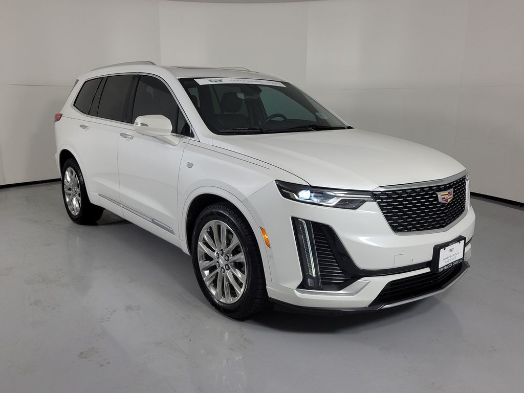 Crystal White Tricoat 2024 Cadillac XT6 SUV / Crossover Front-Wheel Drive 9-Speed Automatic