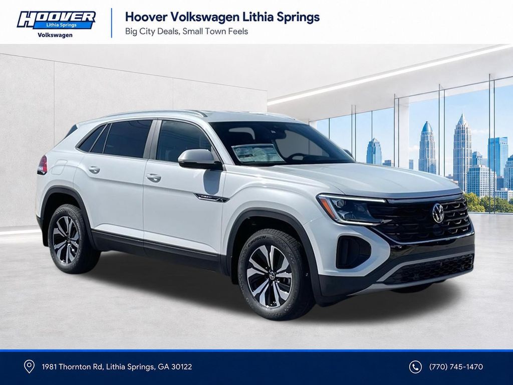 Opal White Pearl 2026 Volkswagen Atlas Cross Sport SUV / Crossover Front-Wheel Drive 8-Speed Automatic