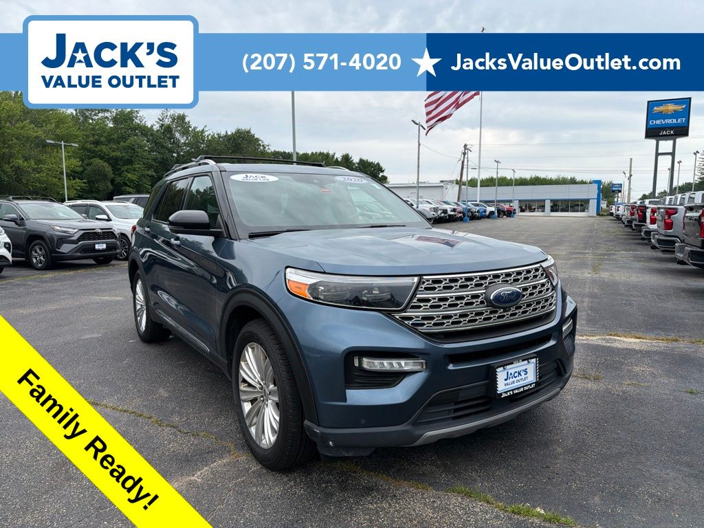 Blue Metallic 2020 Ford Explorer SUV / Crossover All-Wheel Drive Automatic