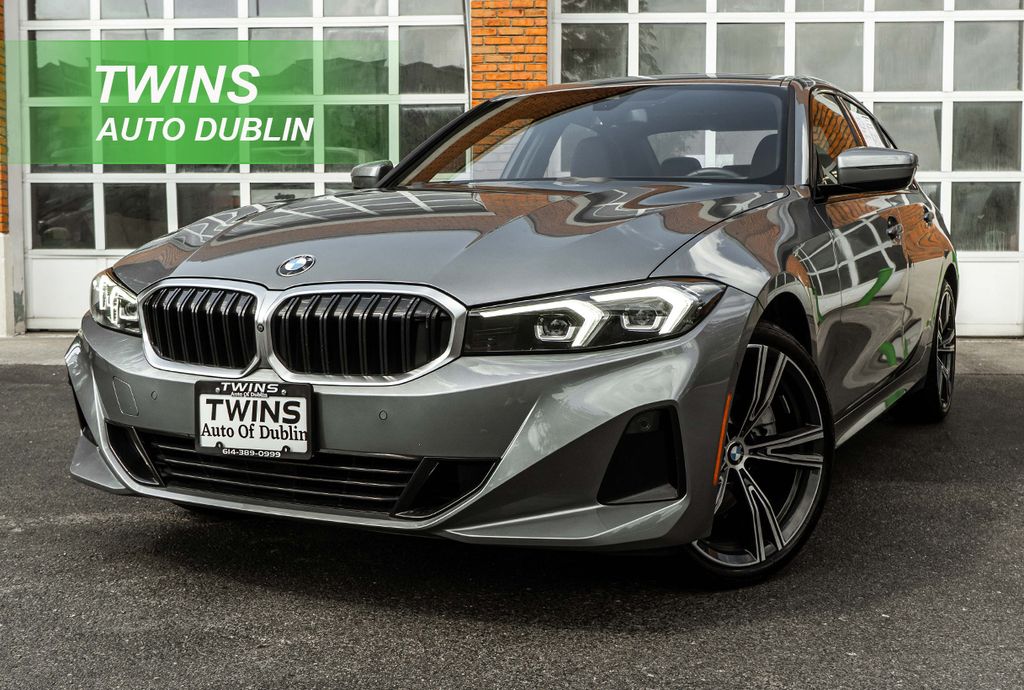 Skyscraper Gray Metallic 2023 BMW 3 Series Sedan All-Wheel Drive 8-Speed Automatic