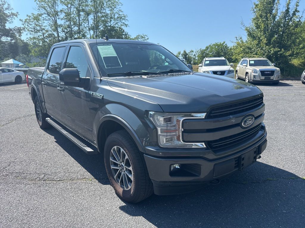 Gray (Magnetic) 2020 Ford F-150 Lariat SuperCrew 4WD Pickup Truck Four-Wheel Drive Automatic