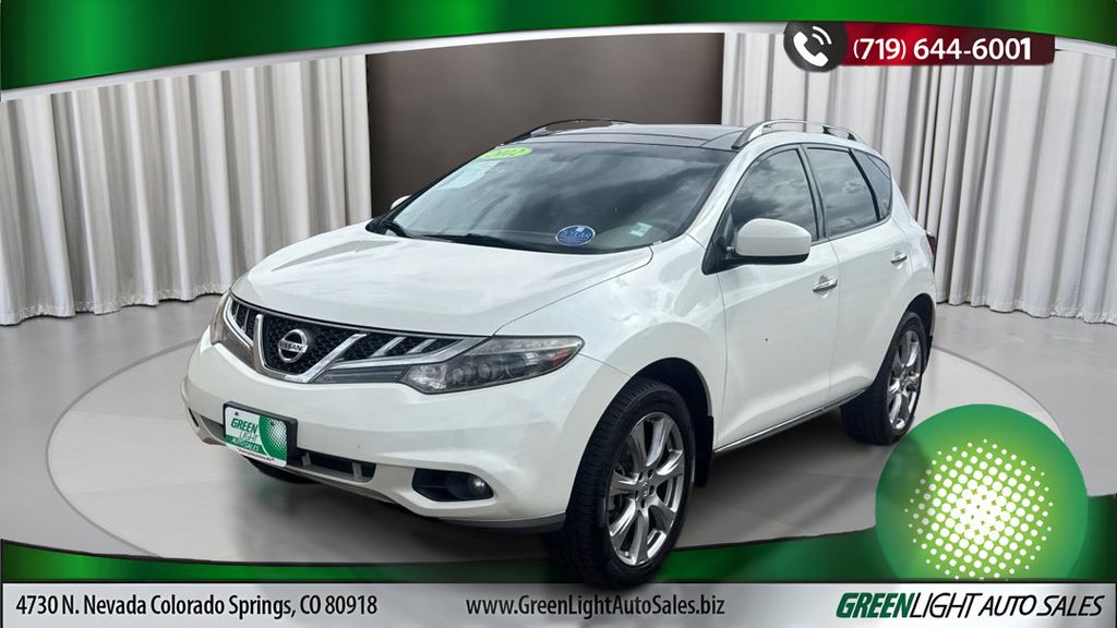 Glacier Pearl 2012 Nissan Murano SUV / Crossover All-Wheel Drive Continuously Variable Transmission