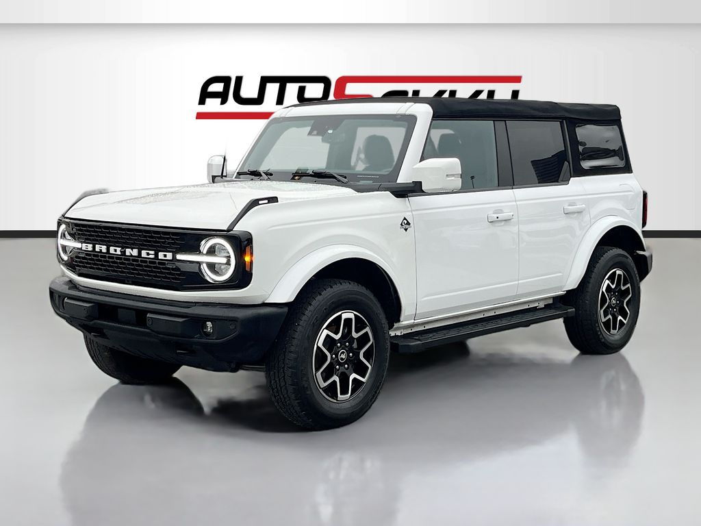 2022 Ford Bronco Outer Banks White at DeMontrond Ford