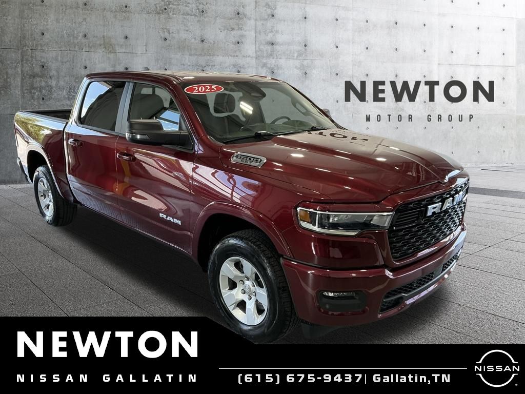Delmonico Red Pearlcoat 2025 RAM 1500 Big Horn Crew Cab 4WD Pickup Truck Four-Wheel Drive 8-Speed Automatic