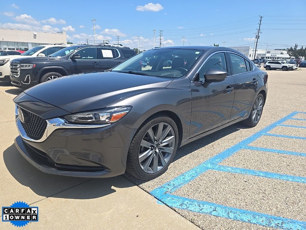 Machine Gray Metallic 2018 Mazda MAZDA6 Sedan Front-Wheel Drive 6-Speed Automatic