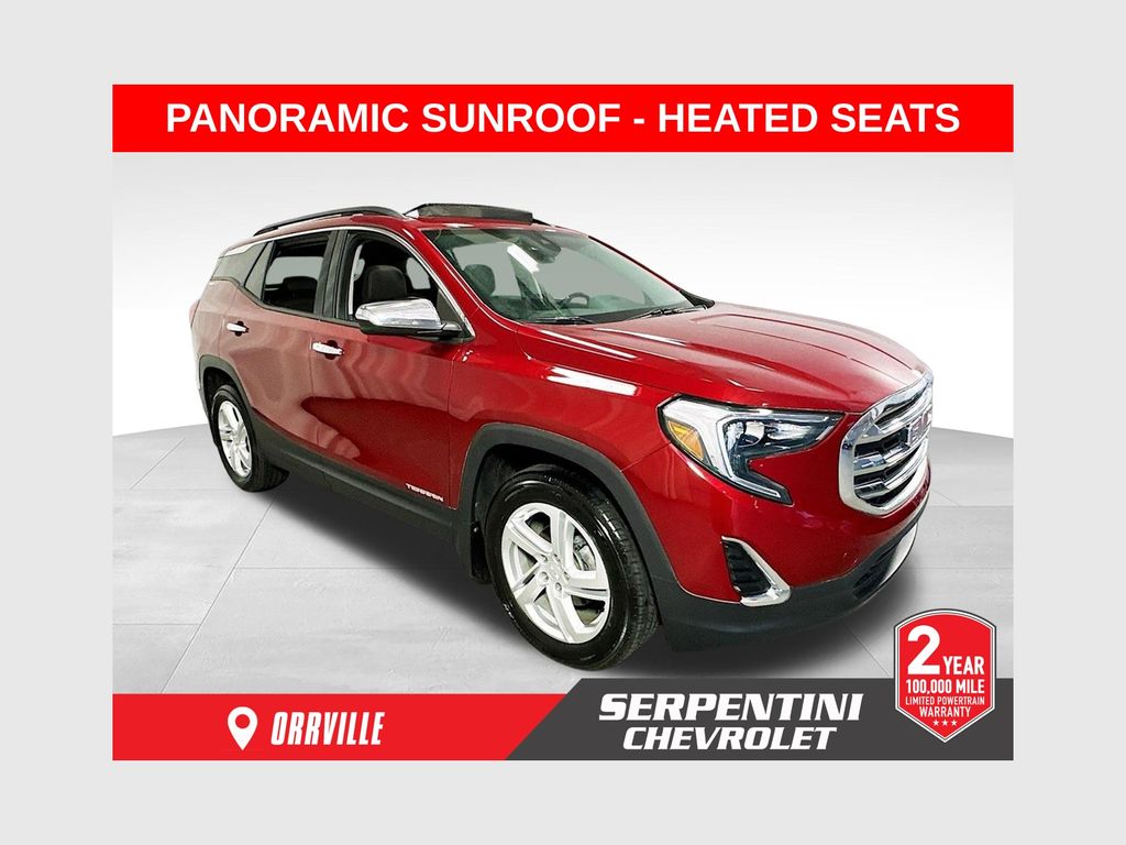 Red Quartz Tintcoat 2020 GMC Terrain SLE AWD SUV / Crossover Four-Wheel Drive 9-Speed Automatic