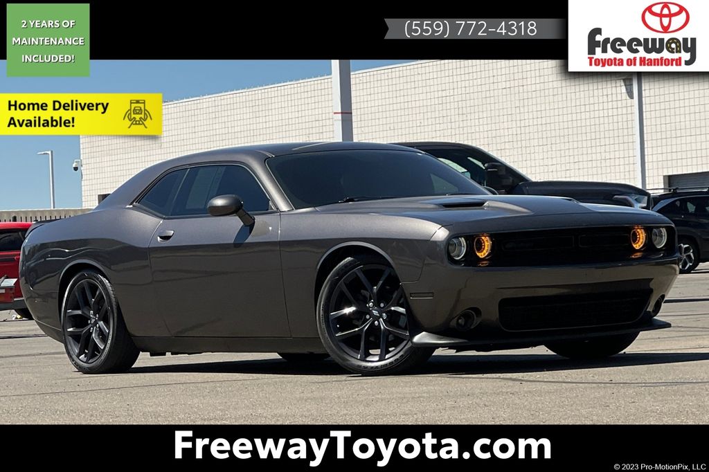 Gray (Granite Pearlcoat) 2020 Dodge Challenger Coupe Rear-Wheel Drive 8-Speed Automatic