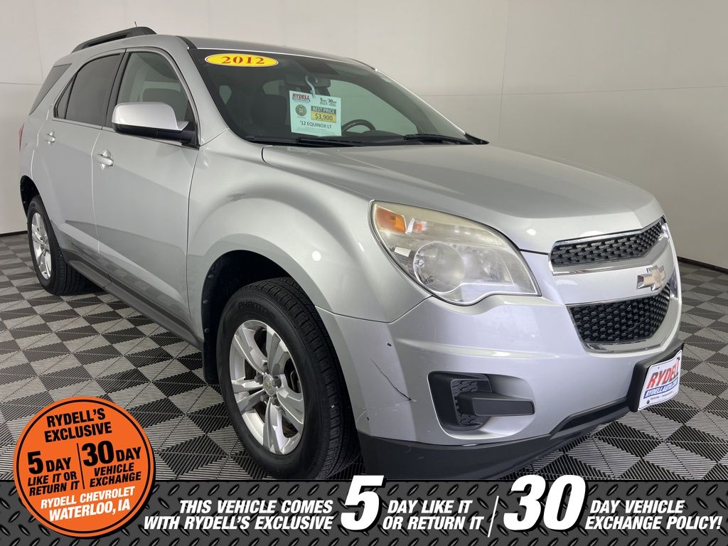 Silver Ice Metallic 2012 Chevrolet Equinox 1LT FWD SUV / Crossover Front-Wheel Drive 6-Speed Automatic Overdrive