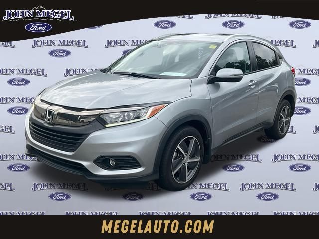 Lunar Silver Metallic 2022 Honda HR-V SUV / Crossover Front-Wheel Drive Continuously Variable Transmission