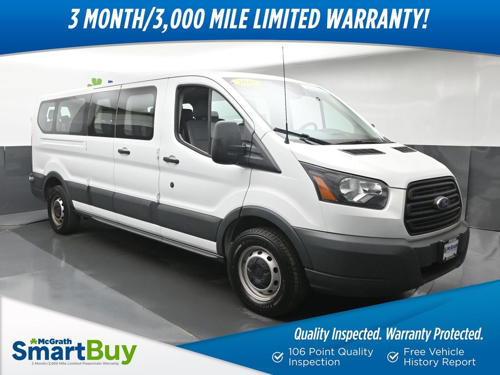Oxford White 2018 Ford Transit Passenger Van Rear-Wheel Drive 6-Speed Automatic Overdrive