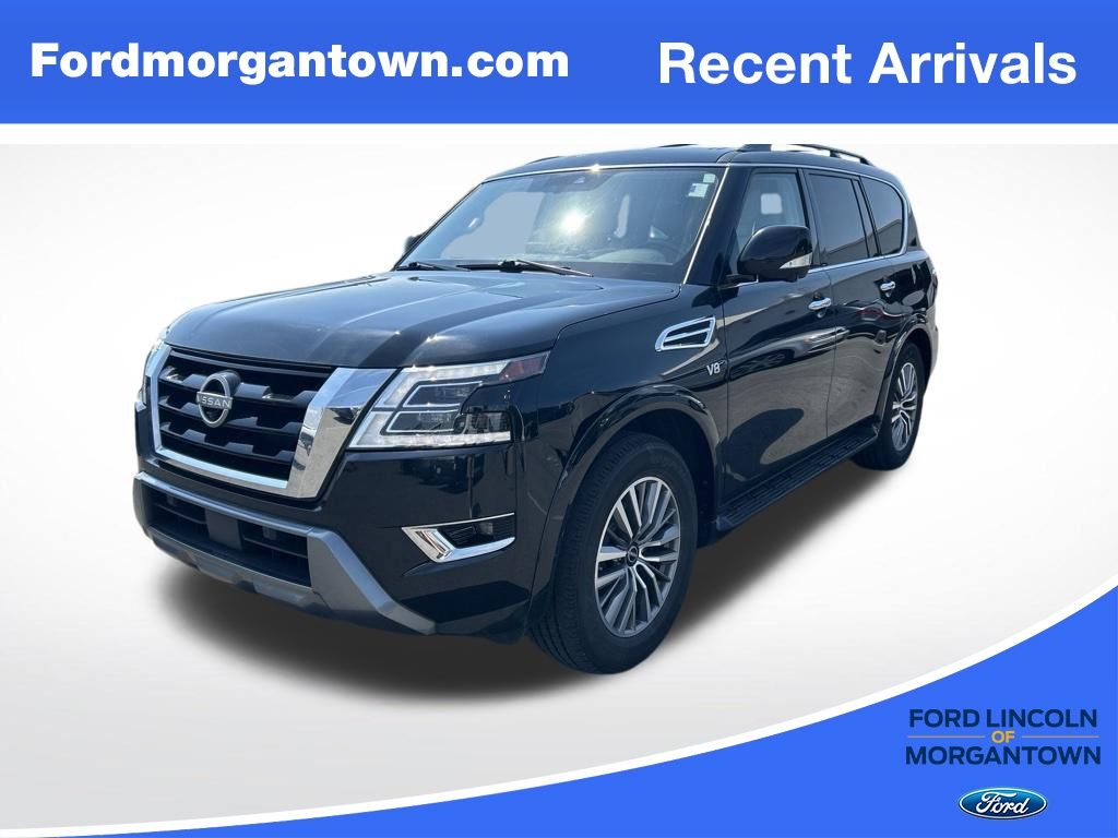 Super Black 2022 Nissan Armada SUV / Crossover Four-Wheel Drive 7-Speed Automatic