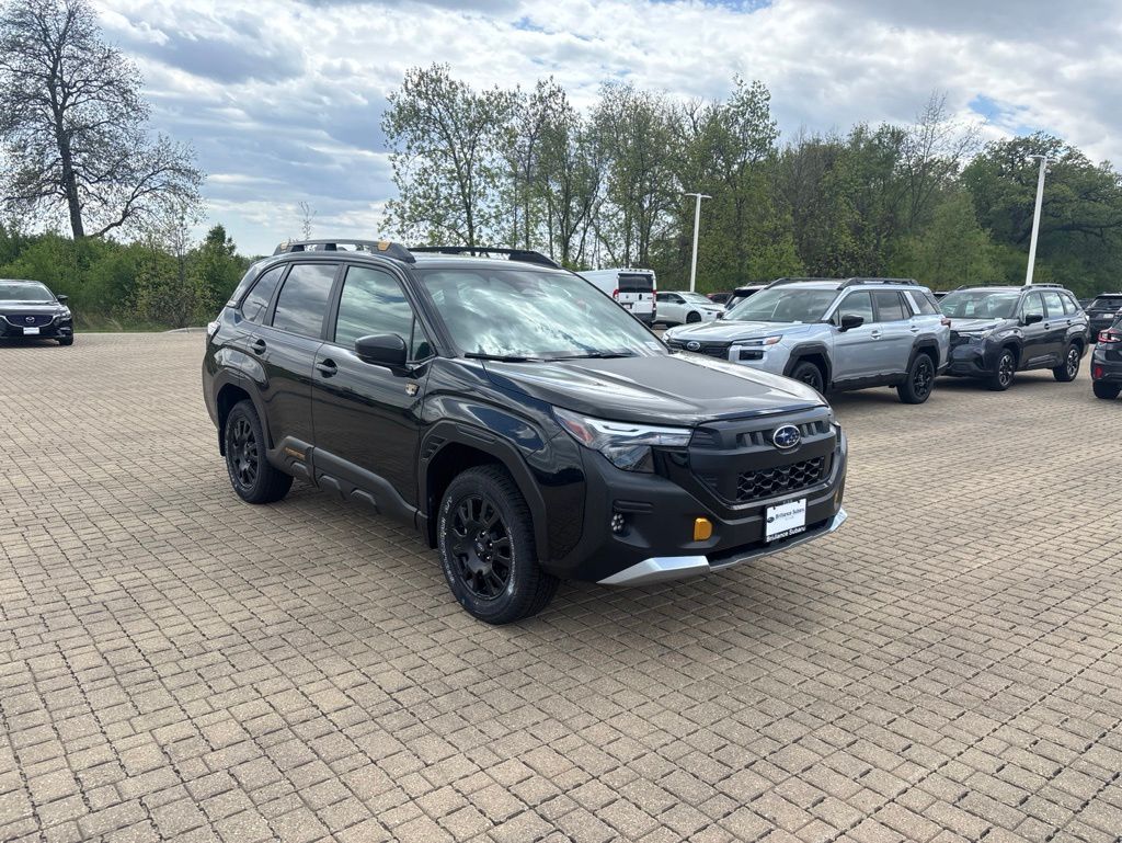 Crystal Black Silica 2026 Subaru Forester SUV / Crossover All-Wheel Drive Continuously Variable Transmission