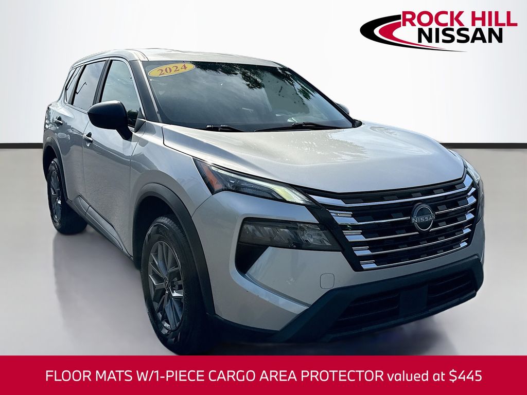 Brilliant Silver Metallic 2024 Nissan Rogue S AWD SUV / Crossover All-Wheel Drive Continuously Variable Transmission