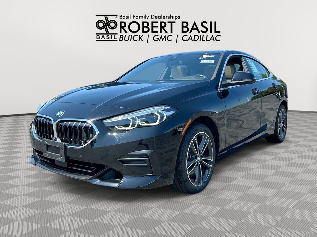 Jet Black 2023 BMW 2 Series Sedan All-Wheel Drive 8-Speed Automatic
