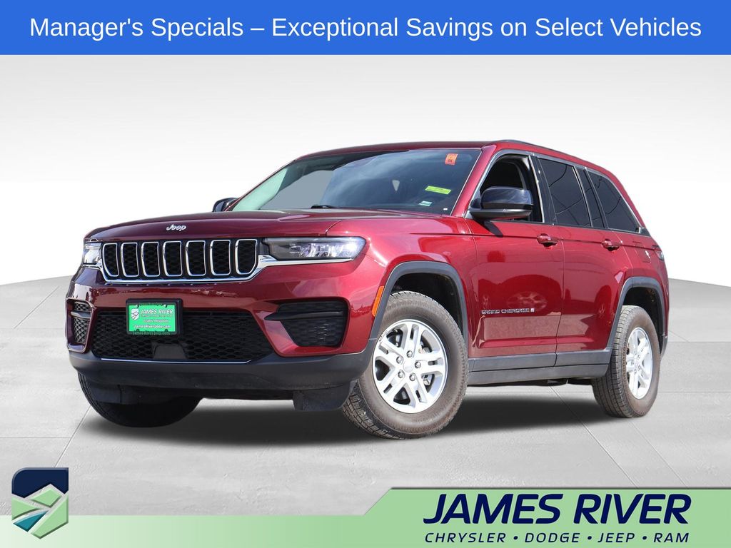 Velvet Red Pearlcoat 2024 Jeep Grand Cherokee SUV / Crossover 4X2 8-Speed Automatic