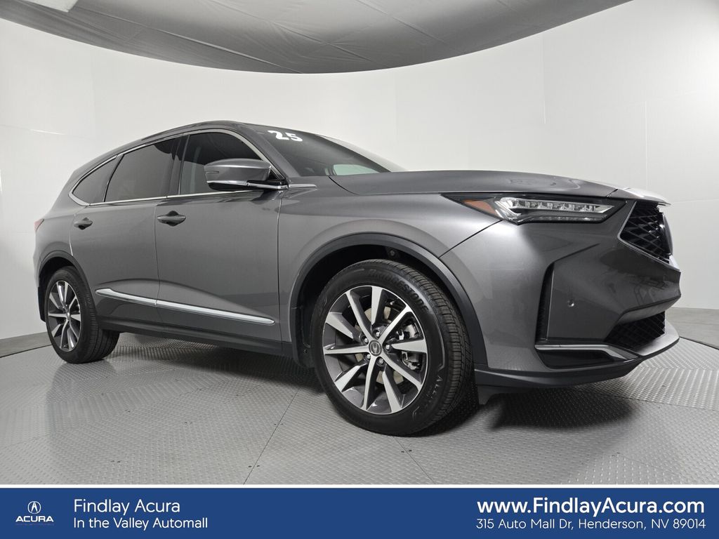 Liquid Carbon Metallic 2025 Acura MDX FWD with Technology Package SUV / Crossover Front-Wheel Drive Automatic