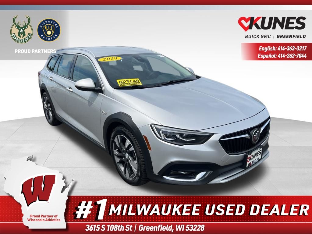 Quicksilver Metallic 2018 Buick Regal TourX Essence AWD Wagon All-Wheel Drive 8-Speed Automatic