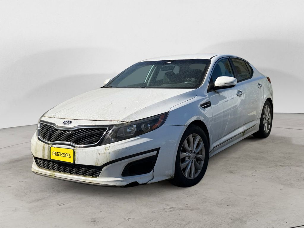 Snow White Pearl 2015 Kia Optima LX Sedan Front-Wheel Drive 6-Speed Automatic