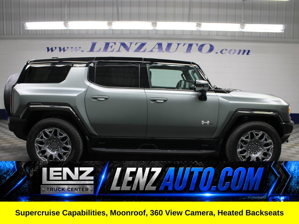Moonshot Green Matte 2024 GMC Hummer EV SUV SUV / Crossover All-Wheel Drive 1-Speed Automatic