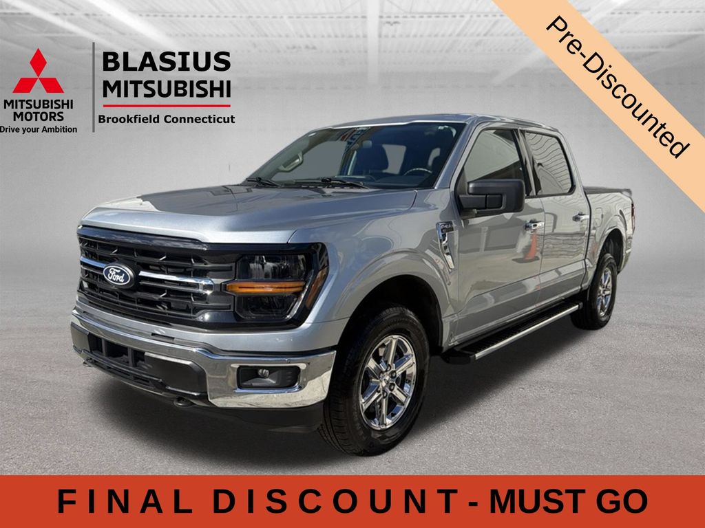Silver 2025 Ford F-150 Pickup Truck Four-Wheel Drive Automatic