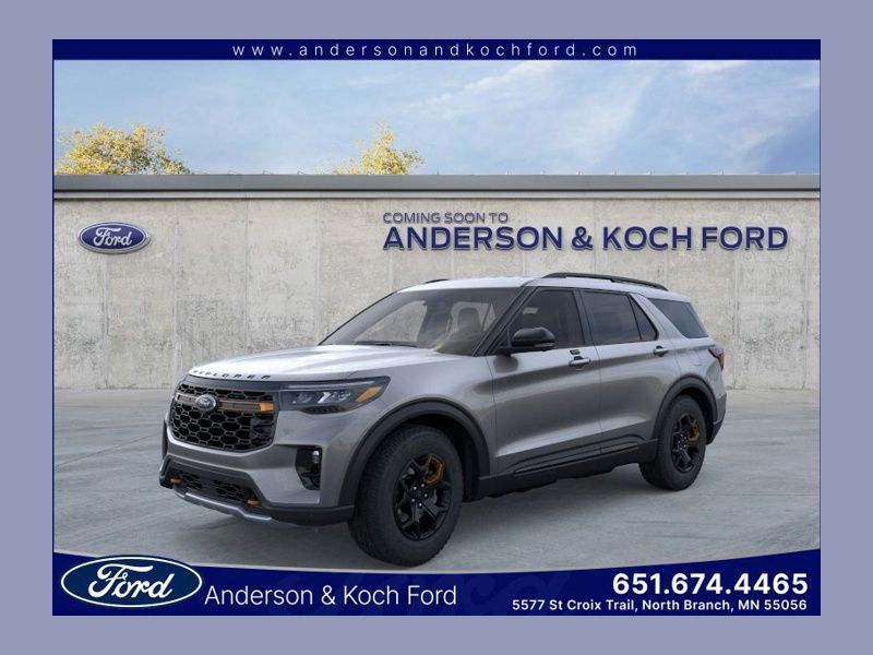 Carbonized Gray Metallic 2026 Ford Explorer SUV / Crossover All-Wheel Drive Automatic