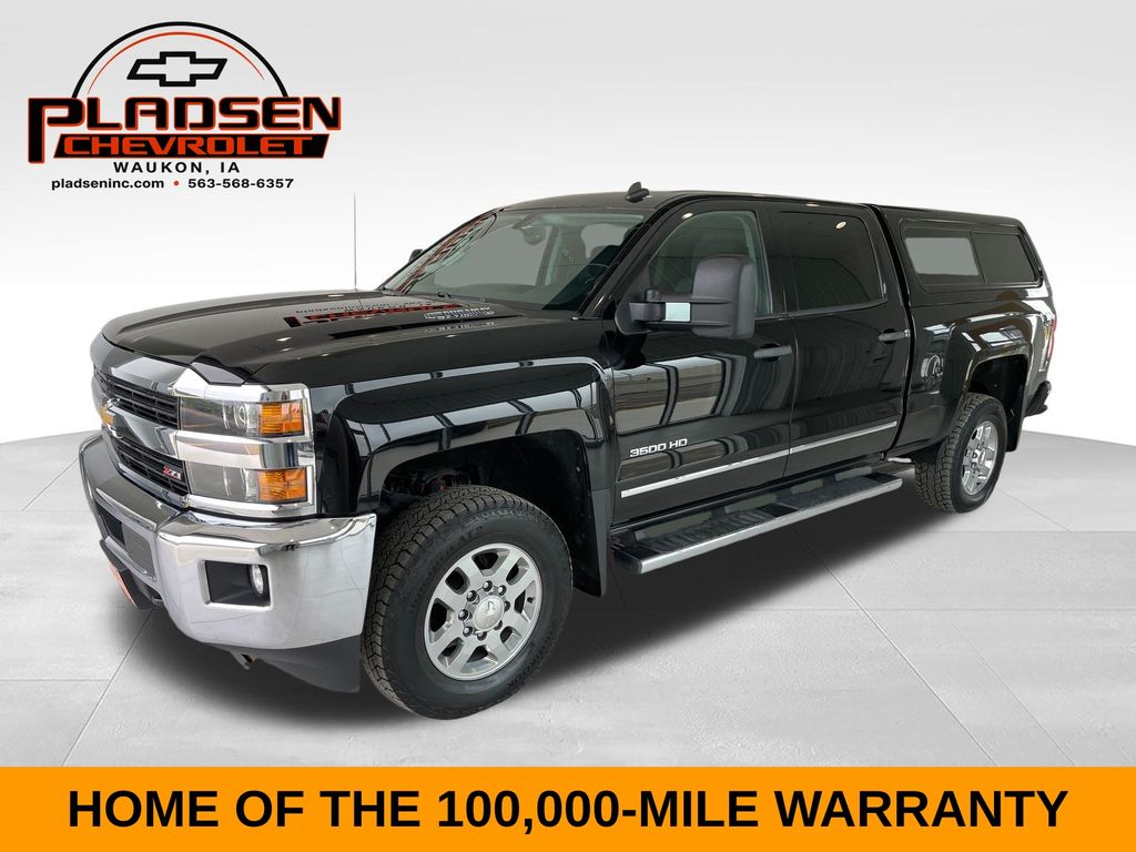 Black 2015 Chevrolet Silverado 3500HD Pickup Truck Four-Wheel Drive 6-Speed Automatic