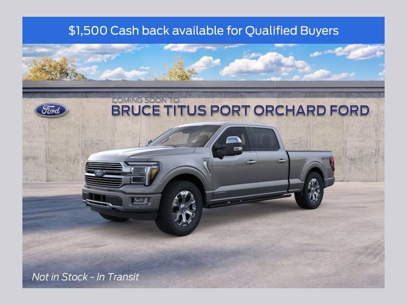 Carbonized Gray Metallic 2026 Ford F-150 Pickup Truck Four-Wheel Drive Automatic