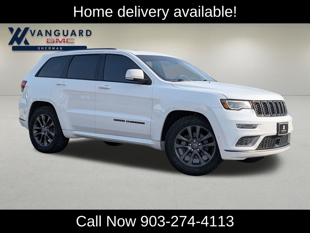 Bright White Clearcoat 2018 Jeep Grand Cherokee SUV / Crossover Four-Wheel Drive 8-Speed Automatic