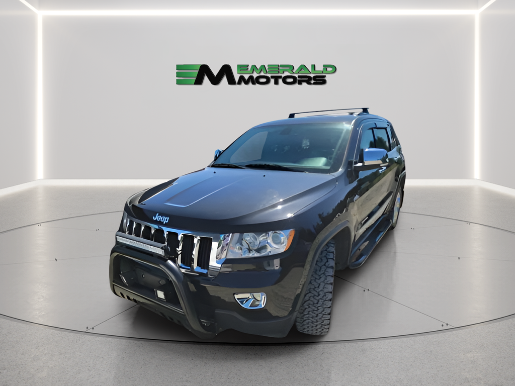 Brilliant Black Crystal Pearlcoat 2012 Jeep Grand Cherokee SUV / Crossover Four-Wheel Drive 5-Speed Automatic